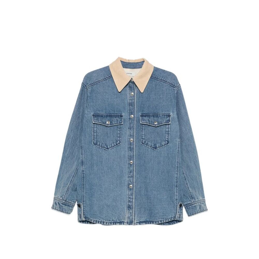 System Blue Jackets - Denim Jackets Women